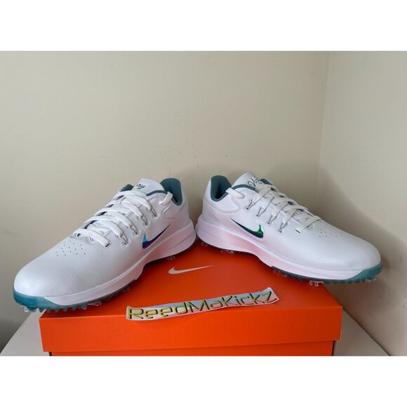 Nike Victory Pro 4 Golf White Blue Iridescent Mens Sizes FZ7611 002 main image 4